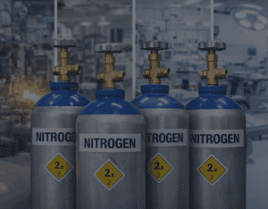 Industrial nitrogen gas cylinders for manufacturing, laboratories, and medical applications in Malaysia