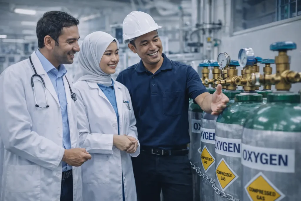 Trusted medical oxygen supply Malaysia provided by a certified and reliable gas supplier