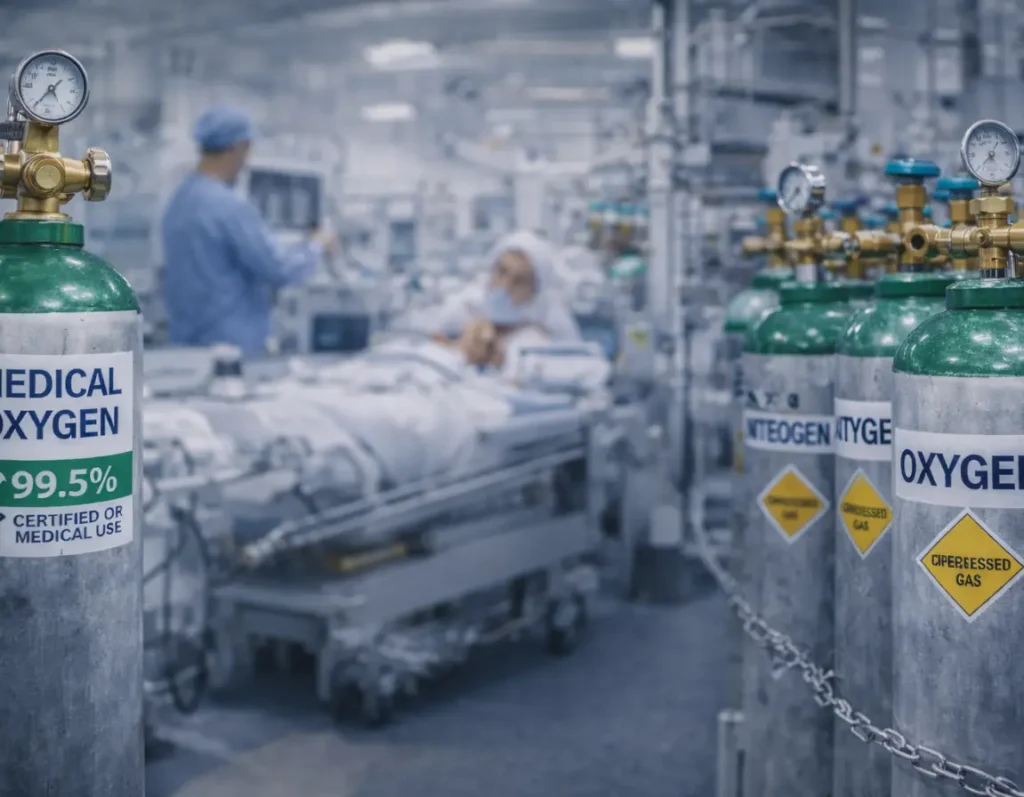 Gas supply Malaysia supporting medical oxygen and industrial gas applications in healthcare and manufacturing facilities