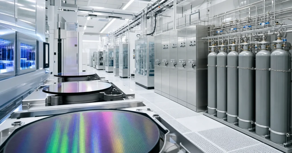 Semiconductor gases Malaysia for wafer manufacturing and cleanroom operations