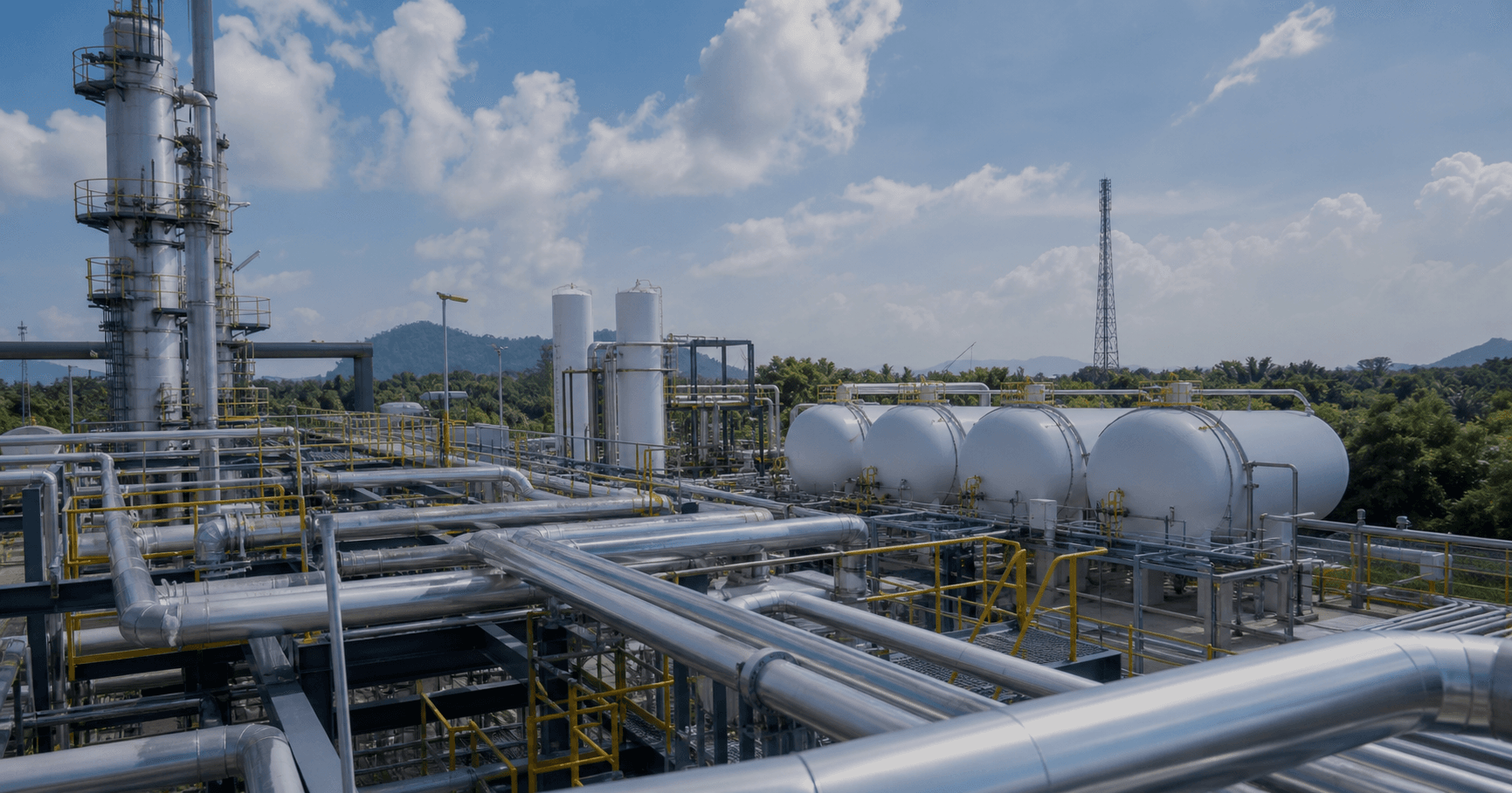Carbon Capture Malaysia CO2 gas handling and industrial CCUS facility